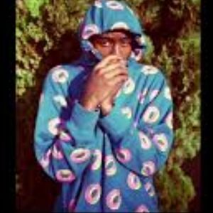 Odd Future Blue Donut Pattern Sweater
